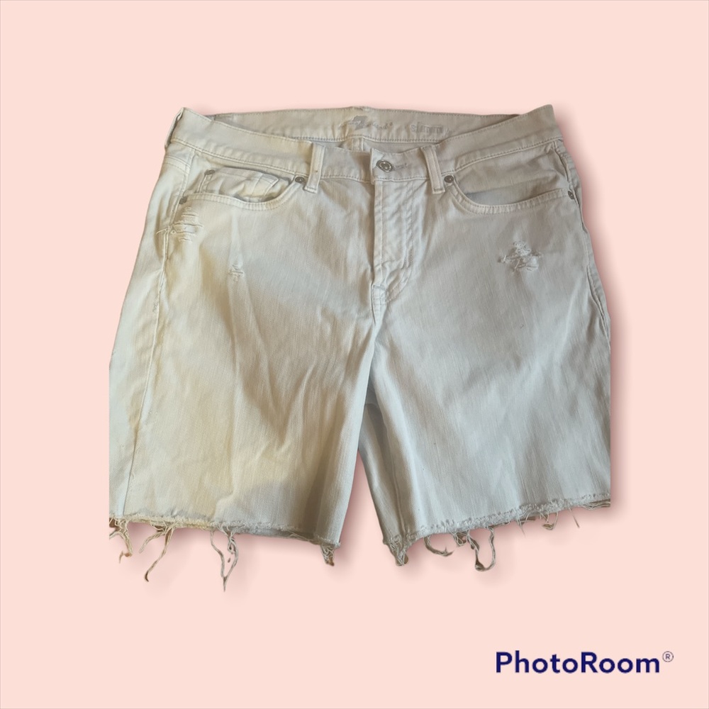 7for all mankind bermuda shorts